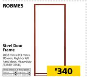 Robmes Steel Door Frame-2032mm x 813mm x 115mm