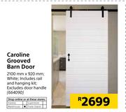 Caroline Grooved Barn Door-2100mm x 920mm