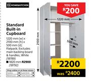 Home & Kitchen Standard Built In Cupboard-1220mm(w) x 2100mm(h) x 500mm(d)