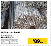 Reinforced Steel Y12-6m Each