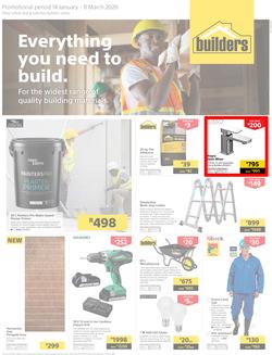 Builders WC : Everything You Need To Build (14 Jan - 8 March 2020), page 1