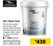 Fired Earth 5L New Coat 