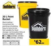 Builders 5L Paint Bucket 