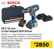Bosch 18V 13mm Li-Ion Impact Drill Driver