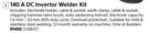 140A DC Invertor Welder Kit