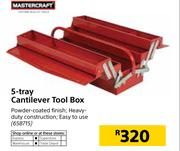 Mastercraft 5 Tray Cantilever Tool Box