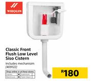 Classic Front Flush Low Level Siso Cistern 