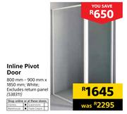 Inline Pivot Door