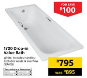 1700 Drop In Value Bath