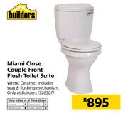 Builders Miami Close Couple Front Flush Toilet Suite