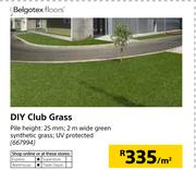 Belgotex DIY Club Synthetic Grass 25mm x 2m Wide-Per Sqm