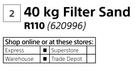 Bluechem 40 Kg Filter Sand
