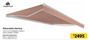 Designhouse Retractable Awning 2.9m x 2m In Beige Or Green-Each