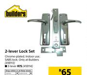 Builders 3-Lever Lock Set
