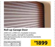 Roll Up Garage Door-2500mm x 2100mm