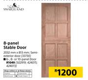 Swartland 8 Panel Stable Door-2032mm x 813mm
