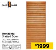 Solid Doors Horizontal Slatted Door-2032mm x 813mm