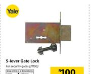 Yale 5-Lever Gate Lock