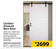 Caroline Grooved Barn Door-2100mm x 920mm