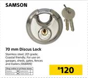 Samson 70mm Discus Lock