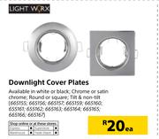Light Worx Downlight Cover Plates-Each
