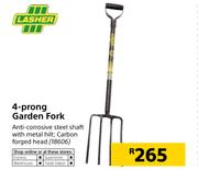 Lasher 4 Prong Garden Fork