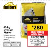 Builders Gypsum Plaster-40Kg Each