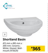 Sphinx Shortland Basin-415mm x 495mm x 200mm