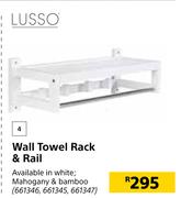 Lusso Wall Towel Rack & Rail