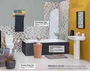Obsidian White Tiles-600mm x 600mm Per Sqm