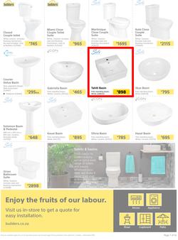 Builders : Bathroom And Tile Collection (1 Oct - 3 Nov 2019), page 7