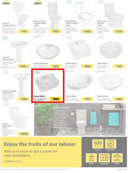 Builders : Bathroom And Tile Collection (1 Oct - 3 Nov 2019), page 7