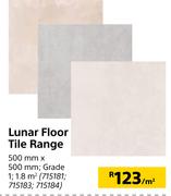 Lunar Floor Tile Range Grade 1 500mm X 500mm-Per Sqm 