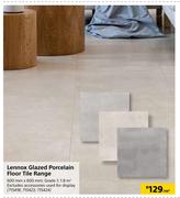 Lennox Glazed Porcelain Floor Tile Range Grade 1 600mm X 600mm-Per Sqm