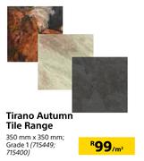 Tirano Autumn Tile Range Grade 1 350mm X 350mm-Per Sqm
