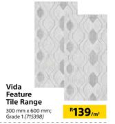 Vida Feature Tile Range Grade 1 300mm X 600mm-Per Sqm