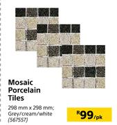 Mosaic Porcelain Tiles 298mm X 298mm-Per Pack