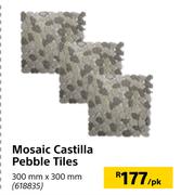 Mosaic Castilla Pebble Tiles 300mm X 300mm-Per Pack
