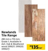 Newlands Tile Range Grade 1 280mm X 710mm-Per Sqm