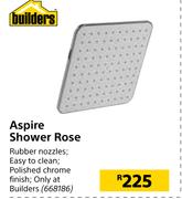 Builders Aspire Shower Rose