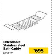 Extendable Stainless Steel Bath Caddy