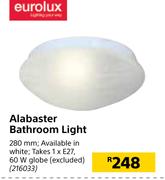 Eurolux Alabaster Bathroom Light-280mm
