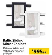 Baltic Sliding Mirror Cabinet-Each