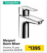 Hansgrohe Mysport Basin Mixer 