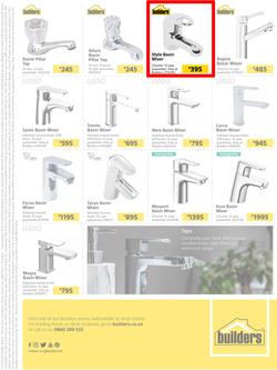 Builders : Bathroom And Tile Collection (1 Oct - 3 Nov 2019), page 16