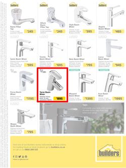 Builders : Bathroom And Tile Collection (1 Oct - 3 Nov 2019), page 16
