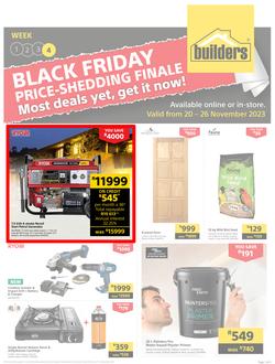 Builders : Black Friday Price-Shedding Finale (20 November - 26 November 2023), page 1