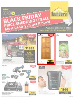Builders : Black Friday Price-Shedding Finale (20 November - 26 November 2023), page 1