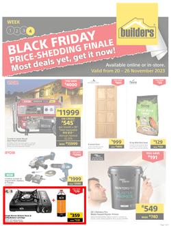 Builders : Black Friday Price-Shedding Finale (20 November - 26 November 2023), page 1