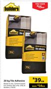 Builders Tile Adhesive 73429-20Kg Each